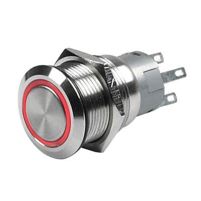 Hollex Puls Drukknop RVS 12V