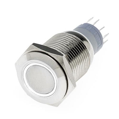 Hollex Aan/Uit Drukknop RVS 12V