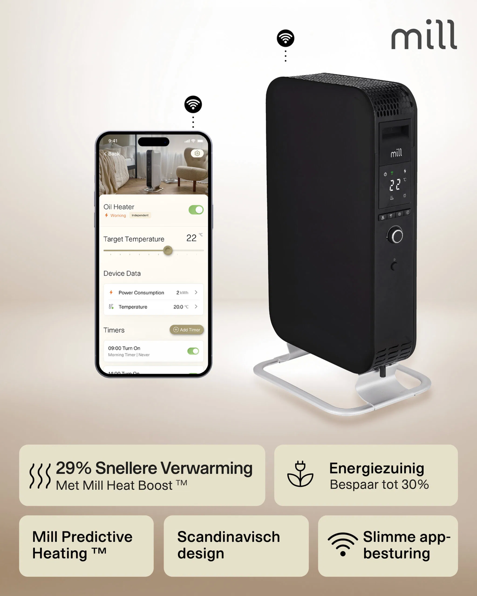 Mill OIL1500WIFI3 Black