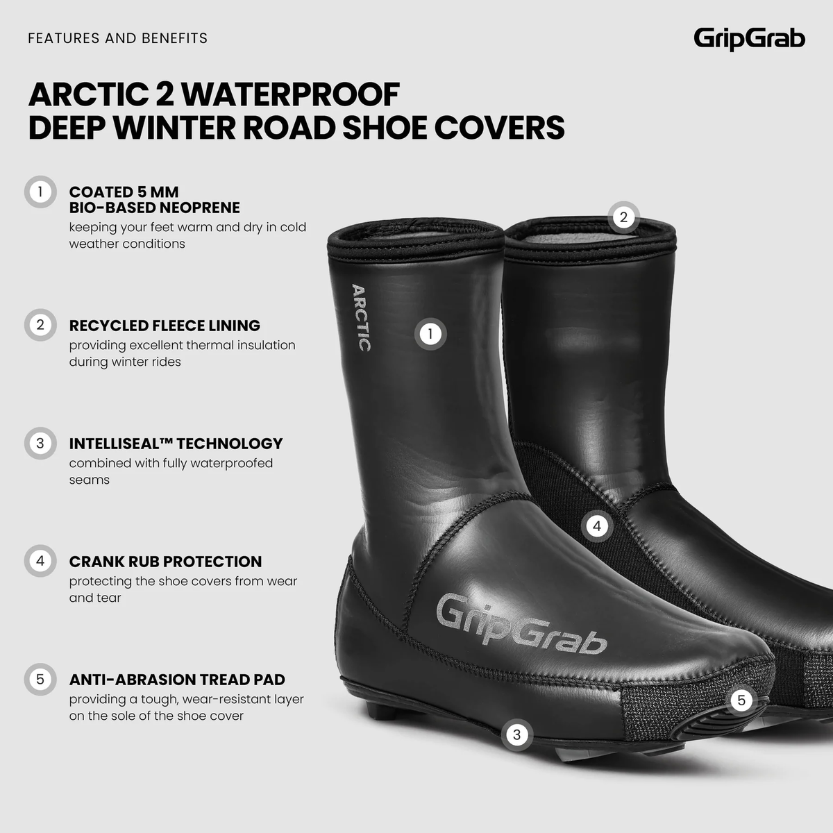 GripGrab Arctic 2 Waterproof Deep 40-41