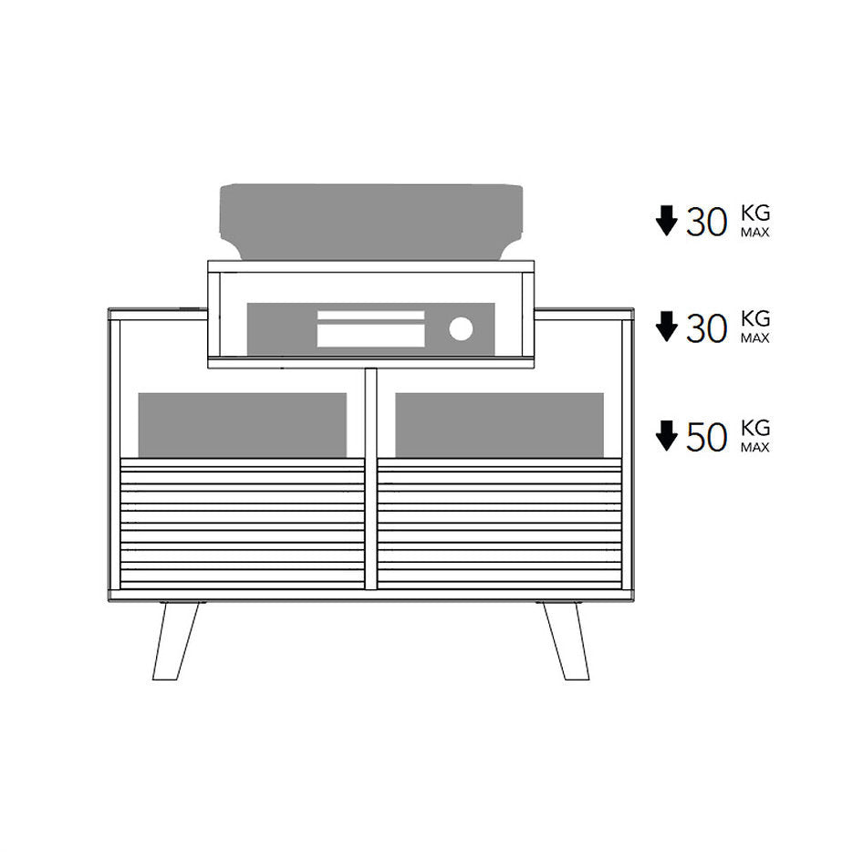 NorStone OSLO 800 zwart