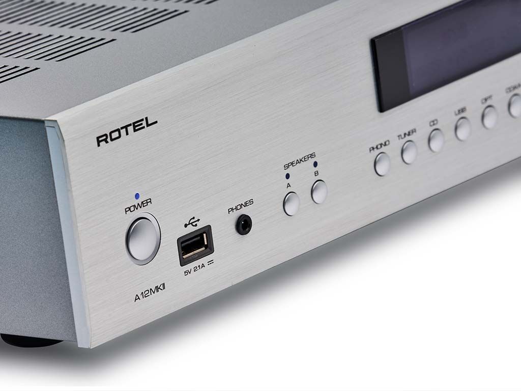 Rotel A12MKII zilver