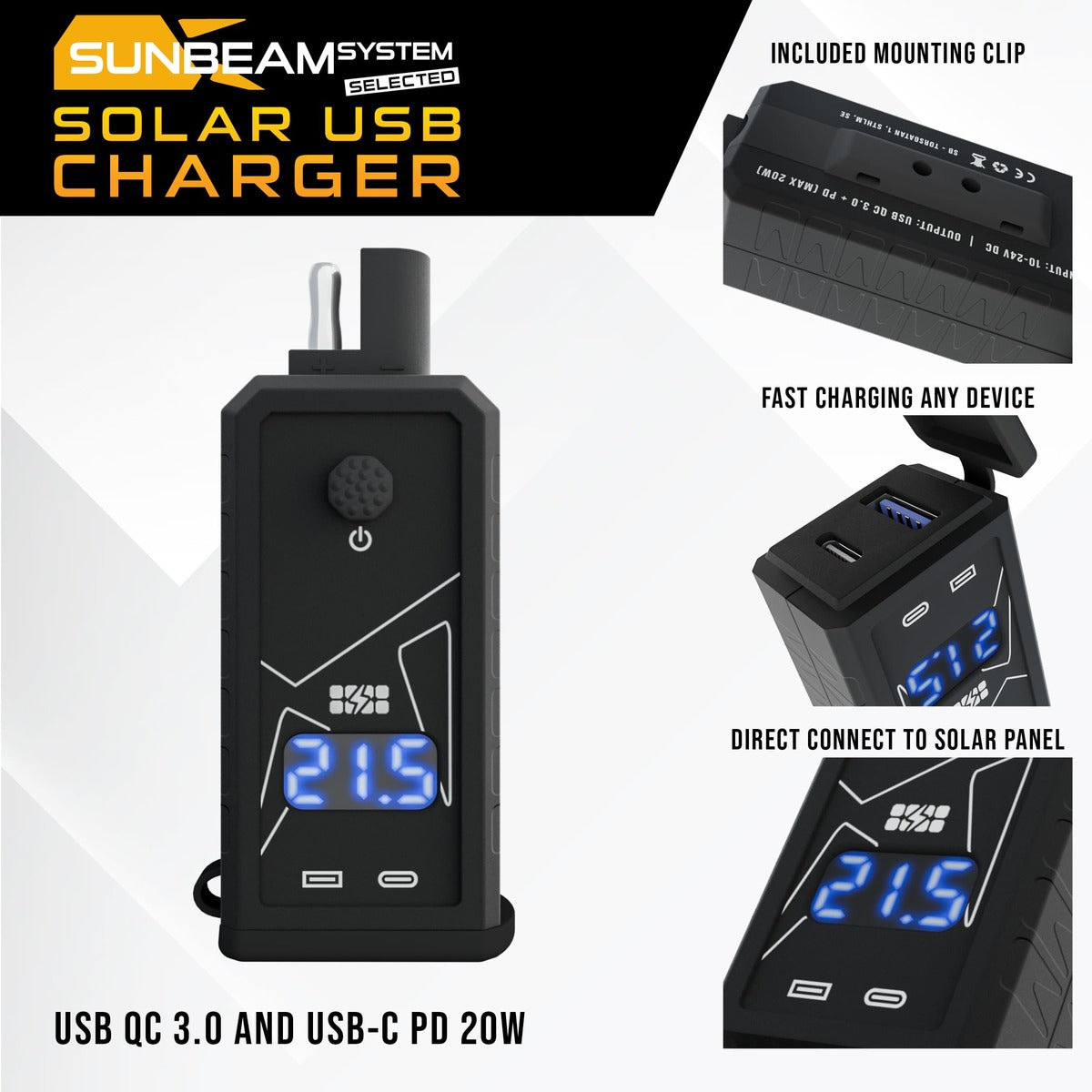 SUNBEAMsystems USB Charger