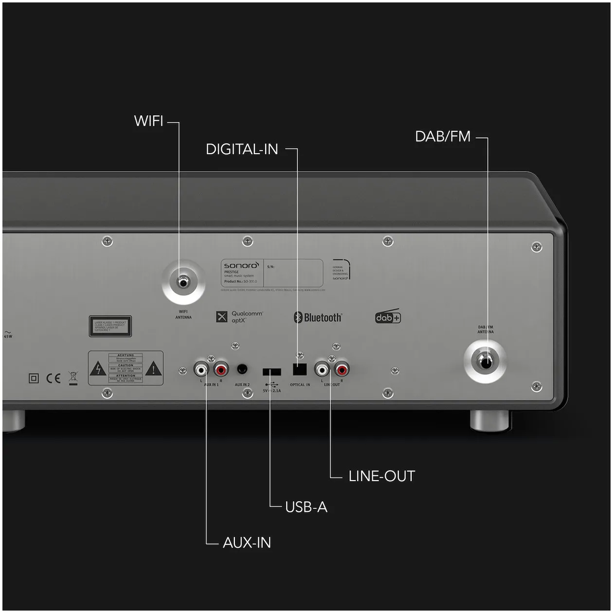 Sonoro PRESTIGE grafiet