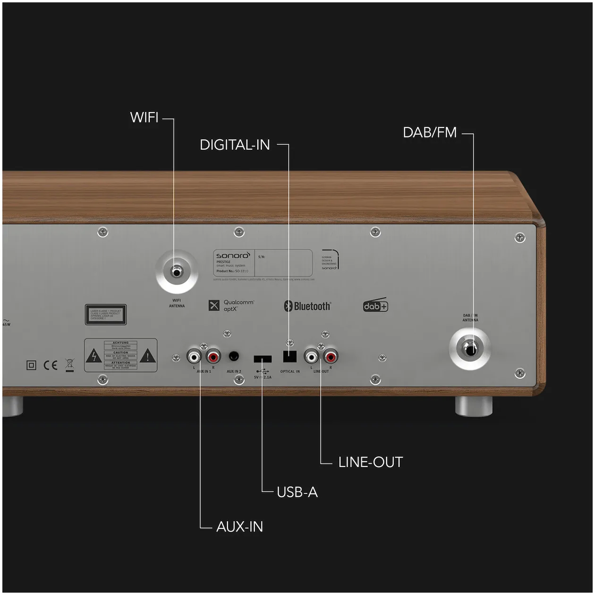 Sonoro PRESTIGE walnut