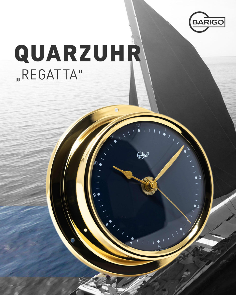Barigo Regatta Blue Scheepsklok