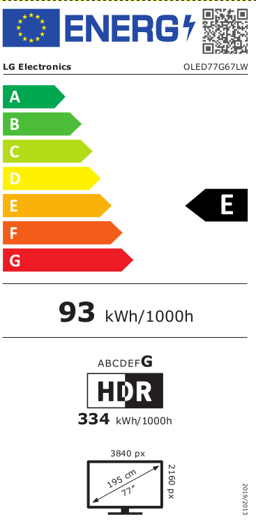 LG OLED77G67LW.AEU