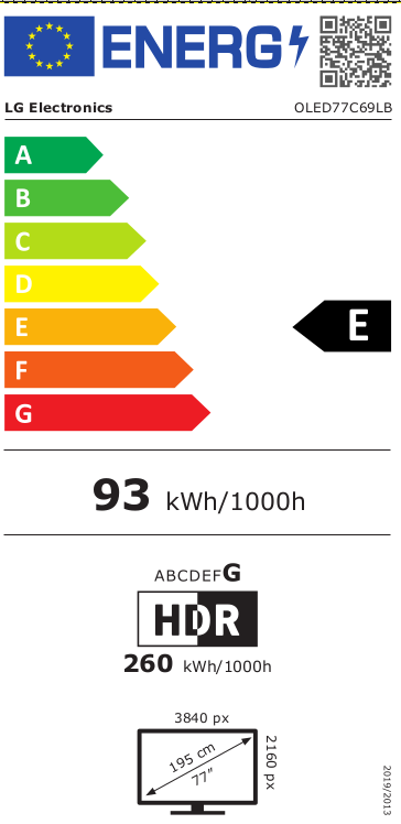 LG OLED77C69LB.AEU