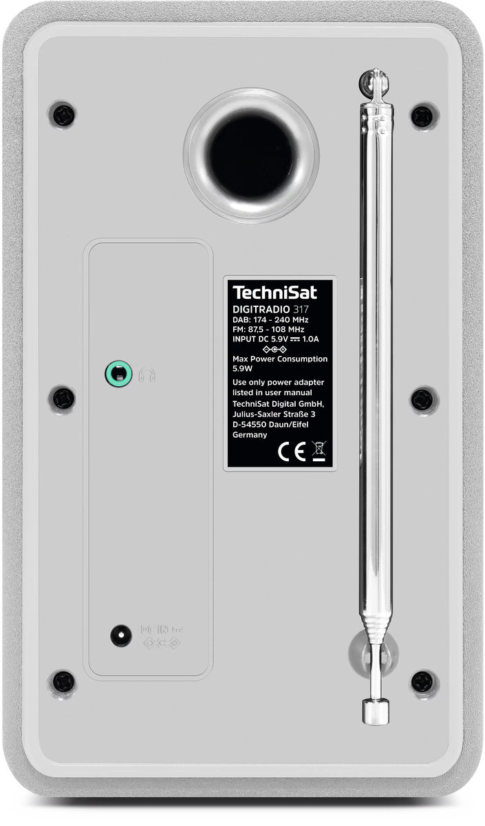 TechniSat Digitradio 317 DAB+ wit