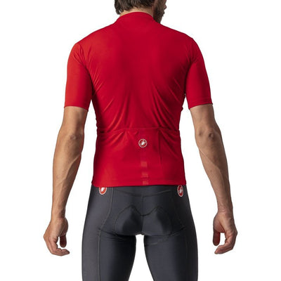 Castelli Classifica fietsshirt korte mouwen rood heren