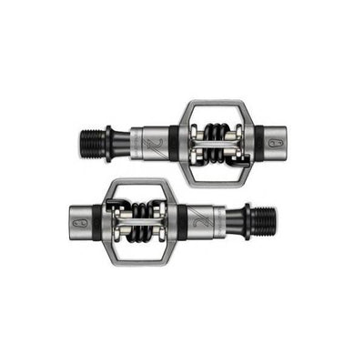 Crankbrothers Eggbeater 2 MTB pedalen zwart/zilver (met schoenplaatjes)