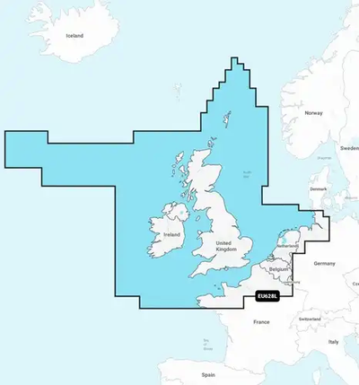 Garmin NSEU628L Verenigd Koninkrijk, Ierland en Nederland - Waterkaarten