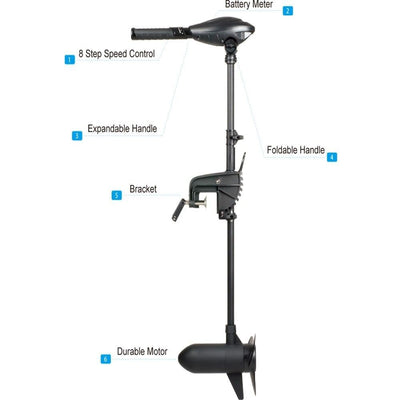 Haswing Osapian 30 elektrische buitenboordmotor 12 Volt