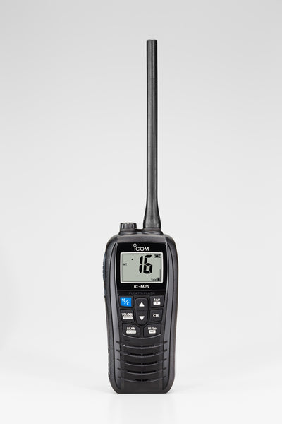 Icom IC-M25EURO handmarifoon met ATIS VDES-gereed zwart