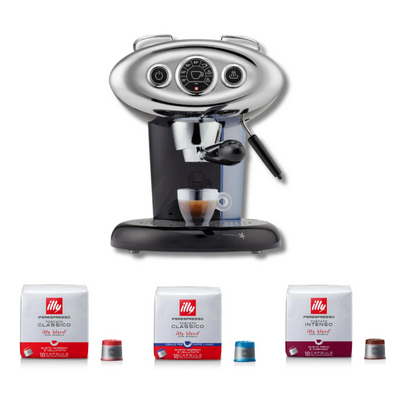 Illy X7.1 Koffiemachine zwart met 108 Iperespresso capsules