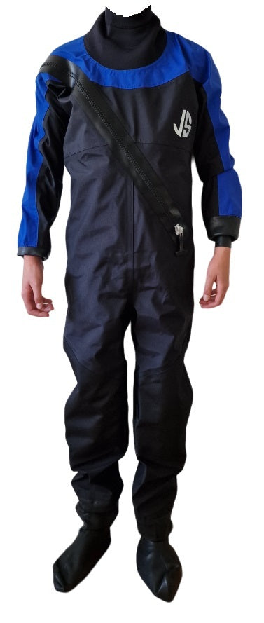 JS Watersports Hydro Dry droogpak zwart/blauw junior