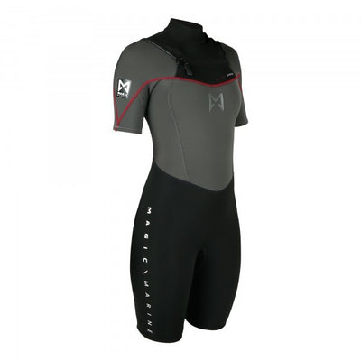 Magic Marine Elite Shorty 3/2 mm wetsuit zwart dames