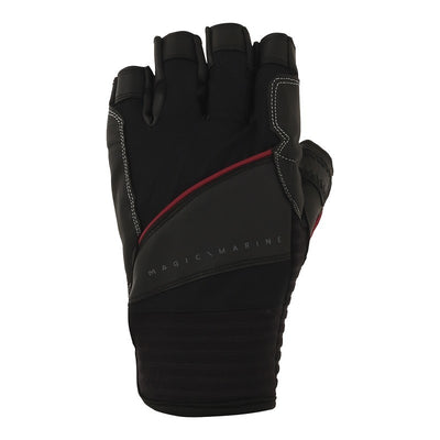 Magic Marine Racing Gloves S/F zeilhandschoenen met korte vingers zwart