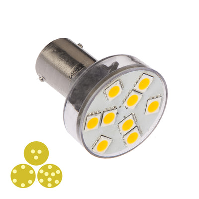 NauticLED Ba15D 3-staps dim Led 2700K warm wit