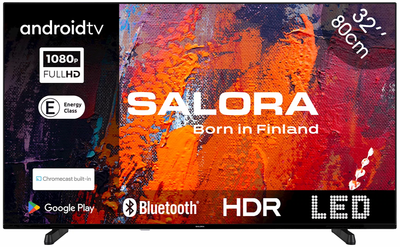 Salora 32FA550 Led televisie met Android smart TV en Chromecast