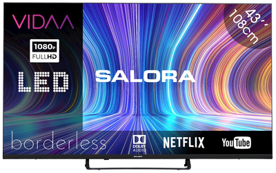 Salora 43FV210 met Vidaa Smart televisie