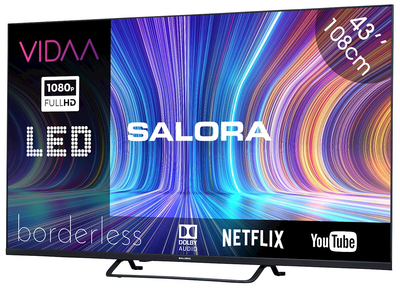 Salora 43FV210 met Vidaa Smart televisie