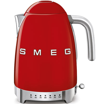 Smeg KLF04RDEU waterkoker 50 jaren model met instelbare temperatuur