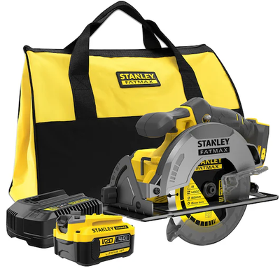 Stanley SFMCS500M1S-QW 18 volt Cirkelzaag met lader en softbag