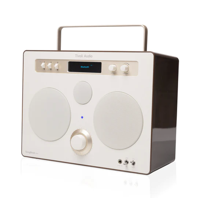 Tivoli Songbook Retro Look Bluetooth speaker met ingebouwde accu en line in