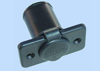 ASA Inbouw Stopcontact met Klep, voor 20mm Penstekker (10A MAX)