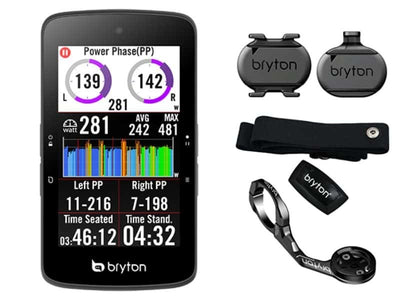 Bryton Rider S800 T GPS fietscomputer sensoren bundel zwart