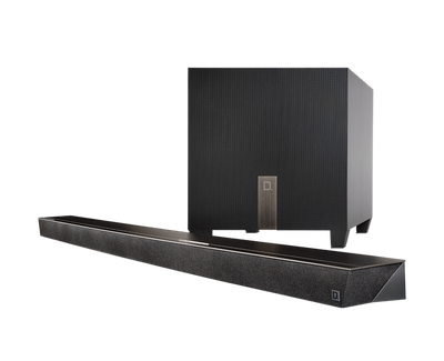 Definitive Technology Studio Slim Sys 3,1 kanaals soundbarsyteem met ingebouwde Chromecast