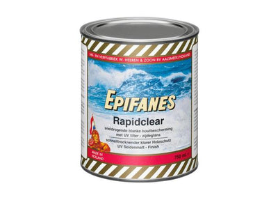 Epifanes Rapidclear Blanke vernis met UV-Filter, voor teak