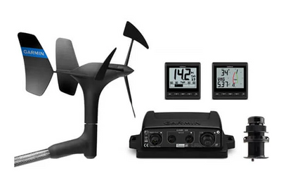 Garmin GNX Wind Wired zeilpakket 52 met wind, diepte, snelheid, temperatuur transducer