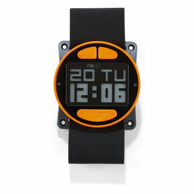 Gill Stealth Timer zwart met oranje starthorloge