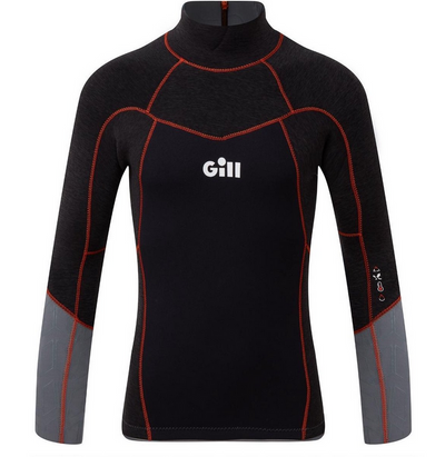 Gill Zentherm Top 2.5 mm wetsuit zwart junior