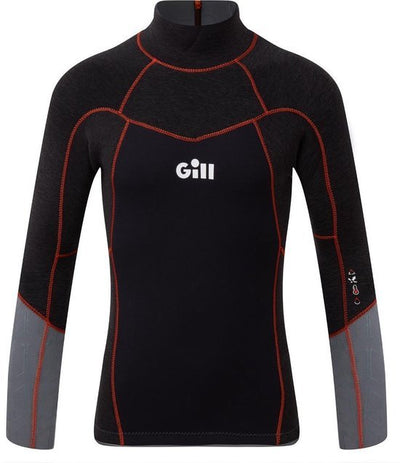 Gill Zentherm Top 2.5 mm wetsuit zwart junior