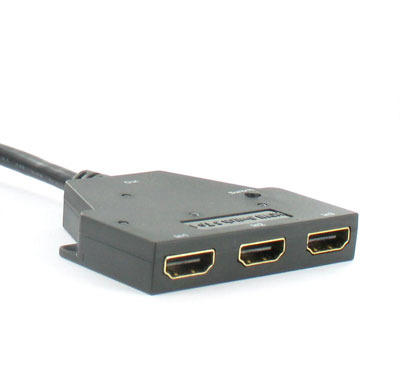 Golden Note HDMI Splitter 3-voudig 3x in > 1x uit