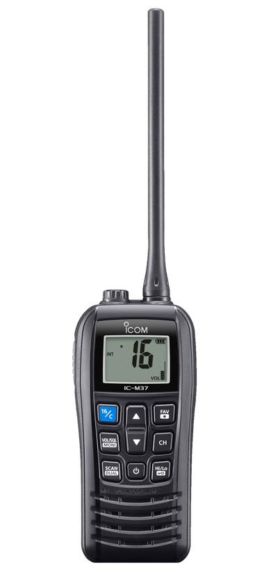 Icom IC-M37E handmarifoon met ATIS VDES-gereed