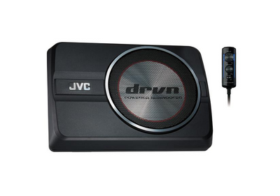 JVC CW-DRA8 compacte powered subwoofer, slechts 7,5 cm hoog