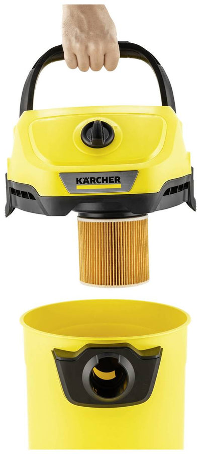 Karcher WD3 V-17/4/20 nat- en droogzuiger