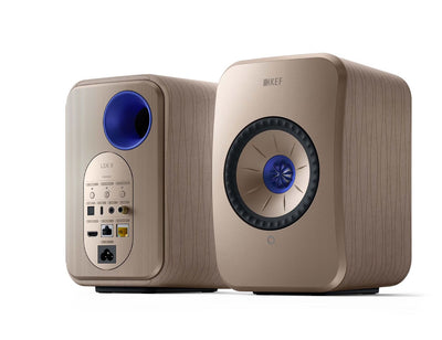 Kef LSX II set in beige all-in-one luidsprekersysteem