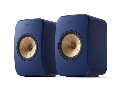 Kef LSX II set in blauw all-in-one luidsprekersysteem