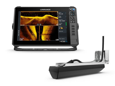 Lowrance HDS Pro 10 met Active Imaging HD 3-in-1 transducer