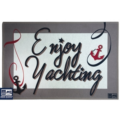 Marine Business Enjoy Yachting Entree scheepsmattenset met anti-slip (2 stuks)