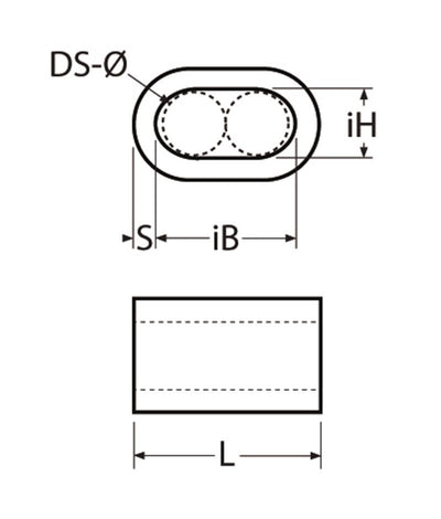 Marinetech Persklem Koper 2mm voor staaldraad (10 stuks)