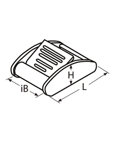 Marinetech Spanbandsluiting 25 mm