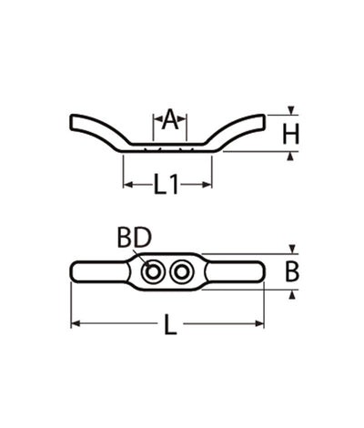 Marinetech Vlagkikker 50 x 10 mm