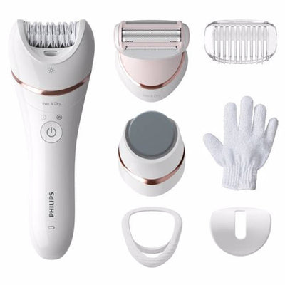 Philips BRE730/10 Epilator droog en nat epileren met extra accessoires