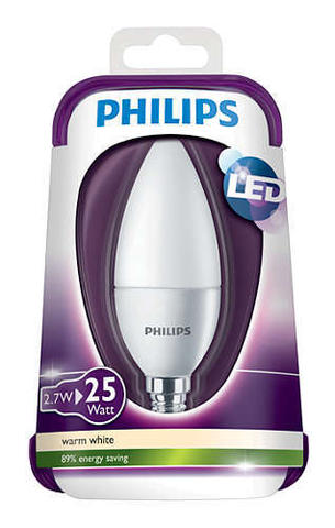 Philips LED Kaarslamp 250 lumen